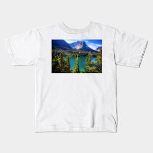 Glacier National Park St. Mary Lake Kids T-Shirt